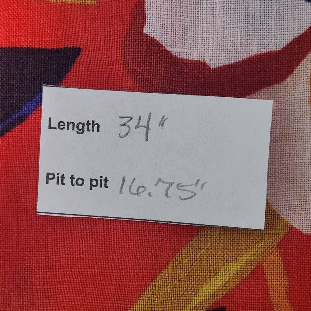 Sigrid Olsen Colorful Floral Linen Dress NWT XS Colorful Linen Dress - Picture 11 of 11